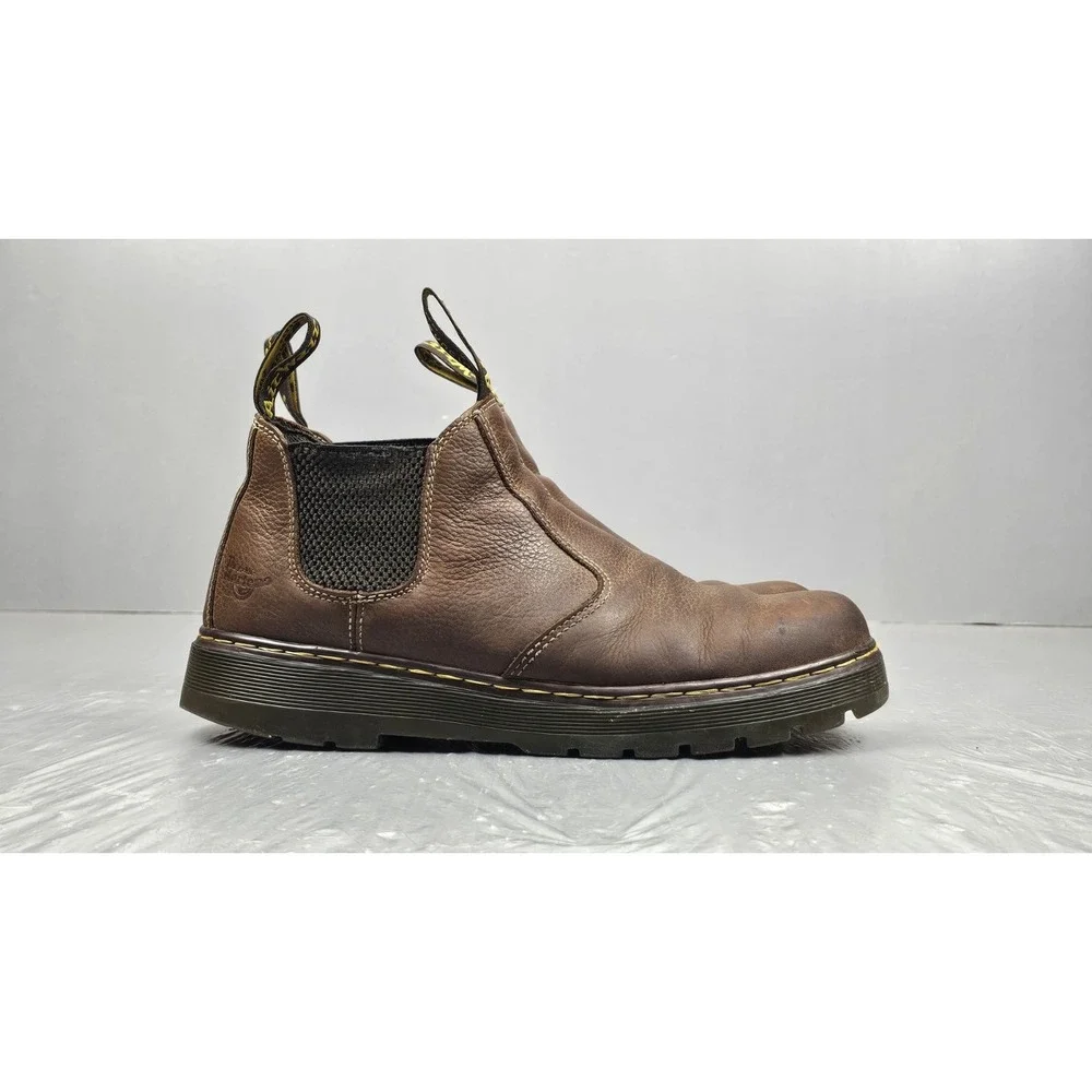 Dr. Martens Chelsea Boot Mens 11 Brown Hardie Ankle Work Casual Preppy